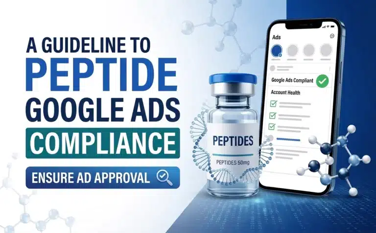 Peptide google ads compliance